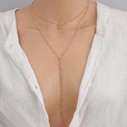 Classic Retro Clavicle Necklace – Effortless Style
