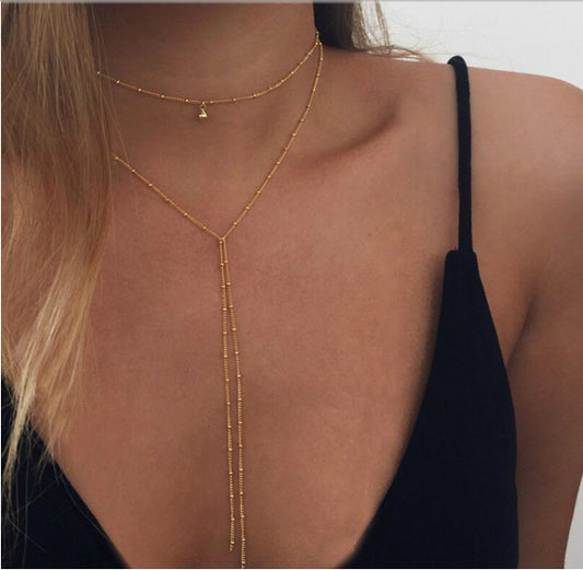 Classic Retro Clavicle Necklace – Effortless Style