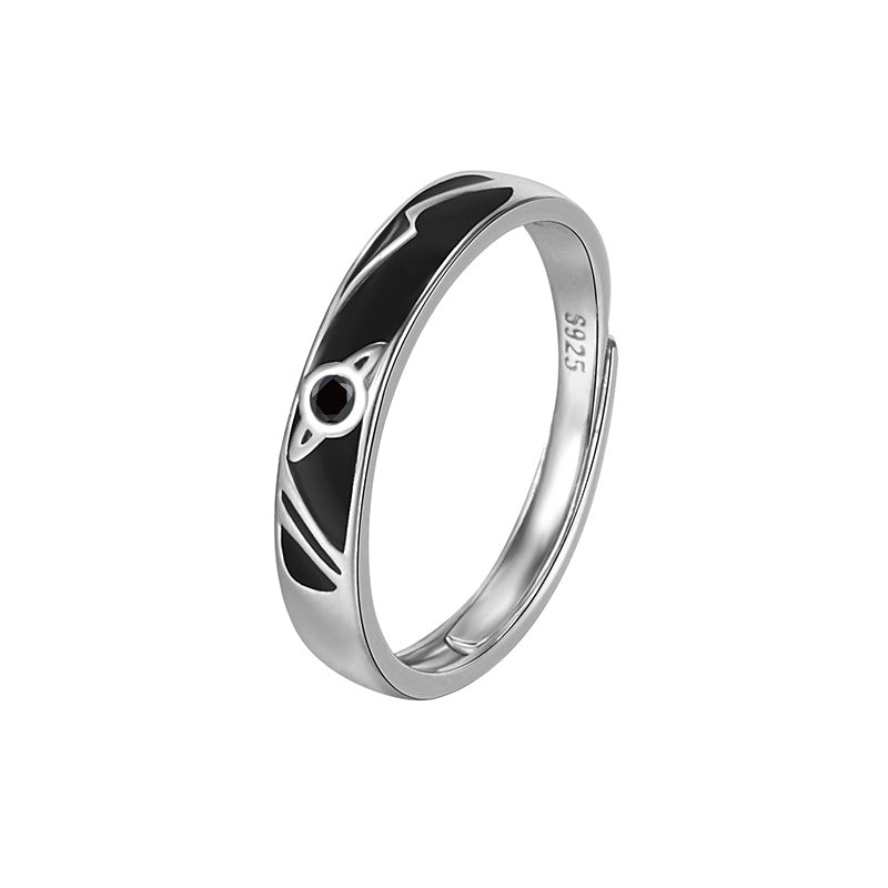 Timeless Unity 925 Sterling Silver Couple Rings