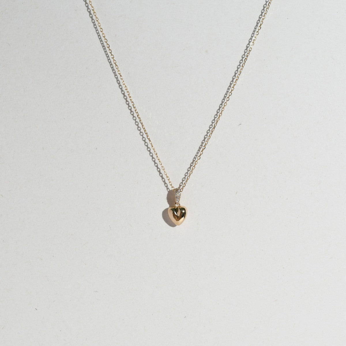 Timeless Romance Heart Zircon Clavicle Necklace